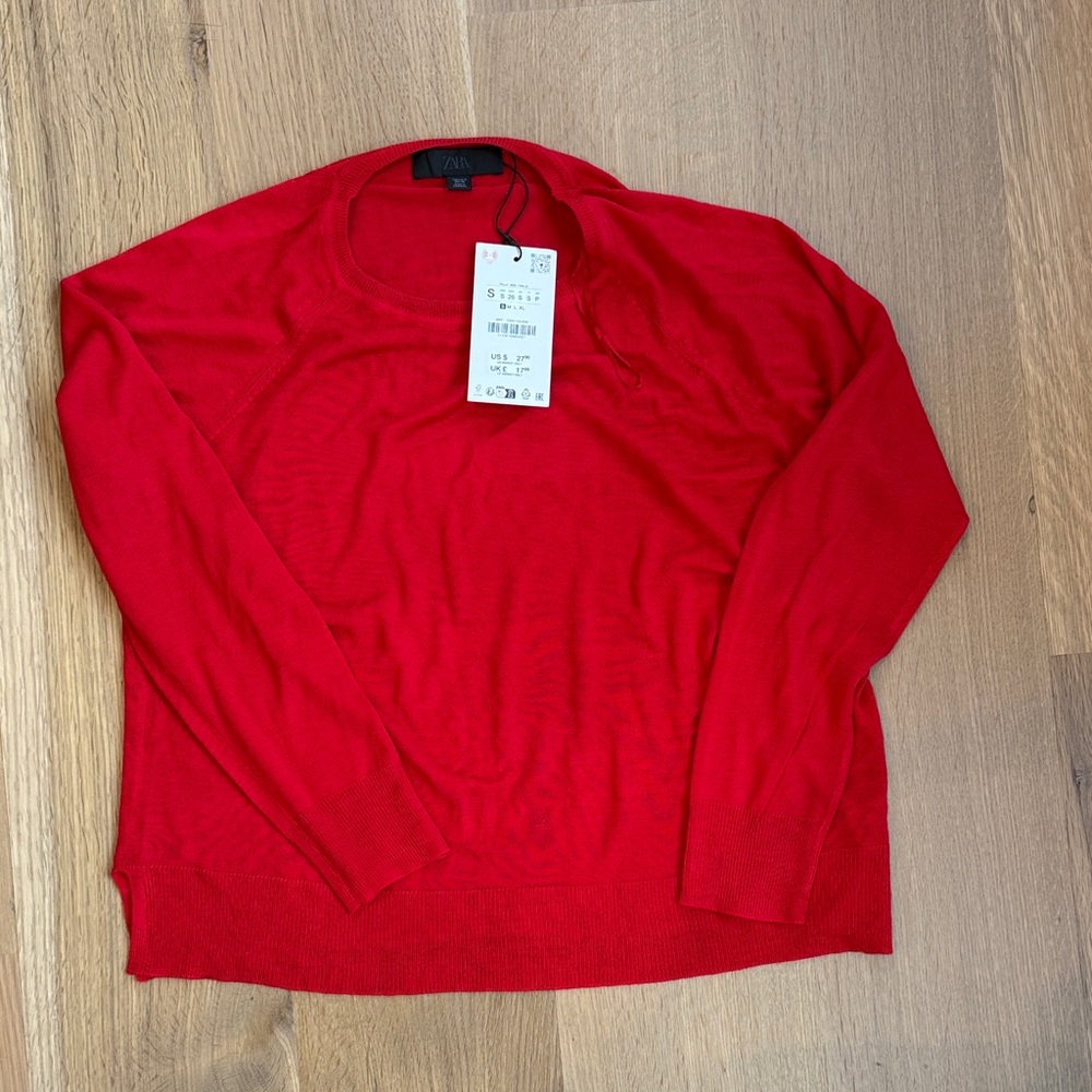 Zara Women's Red Sweater